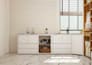 do 3d laundry room interior, laundry storage, 3d laundromat design